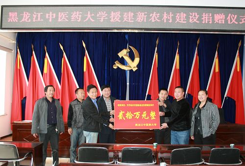 我校赴齐齐哈尔市富裕县龙安桥镇开展帮扶帮建工作