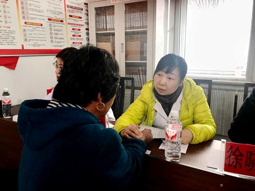 明水县中医院义诊现场