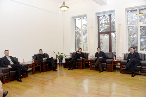 我校校长孙忠人会见代表团一行
