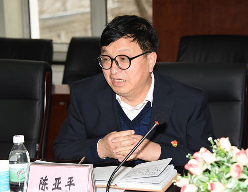 校党委副书记陈亚平讲话