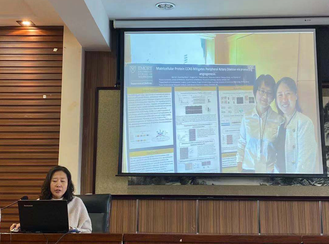 病理学教研室杨婧老师作汇报